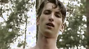 Beautiful foresters are sucking hard boners with passion