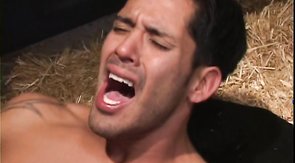 Beautiful boyfriend impaled tight anal hole of his new friend