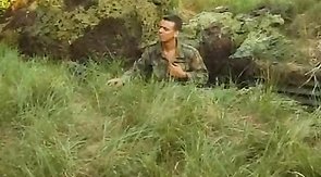 Outdoors banging featuring two incredible-looking guys