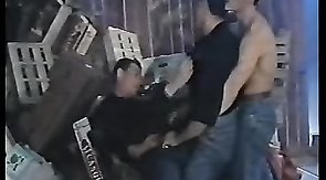 Retro gay sex video featuring a particularly horny twink