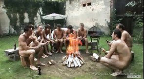 Five sex-addicted amateur boyfriends are enjoying hardcore anal