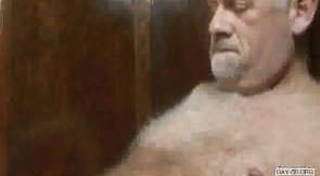 Sensual old man is enjoying anal stimulation and dick sucking
