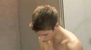 Two gloryhole attenders are screwing their mate from both sides