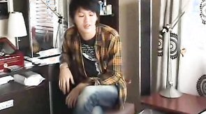 Godlike Asian boyfriends are enjoying intensive anal sex in the bed