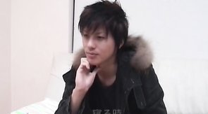 Amazing Asian boyfriend gets his ass licked and fucked from behind