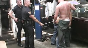 Sweet muscled bear pounds his new boyfriend in missionary pose