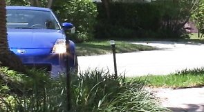 Skinny brunette boy gets his asshole fucked poolside