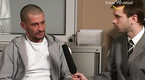 Kinky patient enjoying a violent threesome on a hospital bed