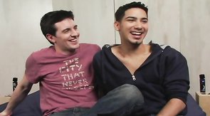 Boyfriend gets rid of this guy's anal virginity