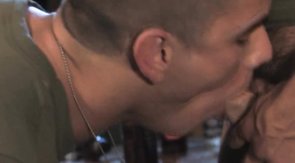 Army men are turned on and want to release some tension at night