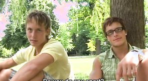 Twink boyfriends decide to get cozy with each other