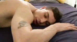 Gangly black dude punishing this white boy's tight ass