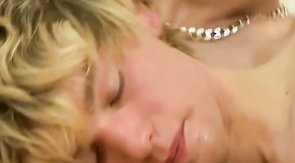 Horny blonde twink gay lovers hot blowjob and anal fuck