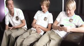 First time threesome big cock twinks hard sex