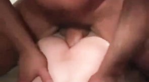 Muscle Daddy fucks horny  twink