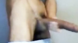 Guy showing his monster cock