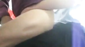 Amateur fucked in the public bathroom