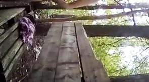 Young boy nude Outdoor