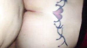 Cute CD natural anal fuck in POV