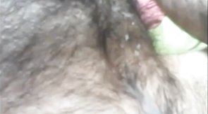 Extremely hairy dude with hairy back