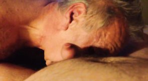 Sexy Daddy Sucks My Cock in Motel