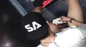 Str8 spy guy in public toilet