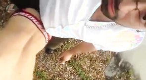 smoking hot in the park