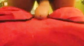 Towel humping thick cum orgasm