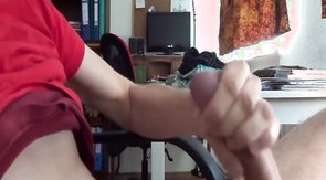 Skinny guy cumming a lot