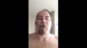 My hairy body totally exposed front and back for all to see