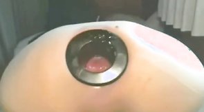 sissy bloke plugged stretched gape hole fucked crossdresser