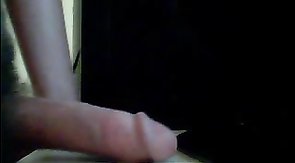 Hot amateur man is wanking his dick on camera