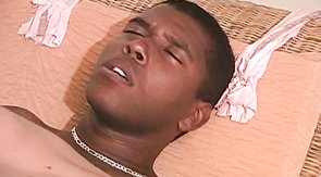 Skinny white boy is taking big black dick in his mouth