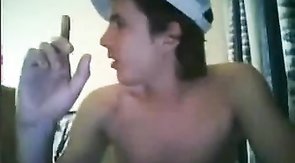 Two sexy amateur jocks are playing with their pricks