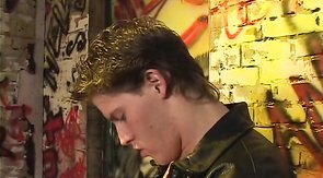 Straight bald guy gets a hot head by his gay friend