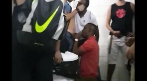 Fresh meat on the toilet