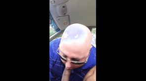 Sucking hard black cock early morning at the park