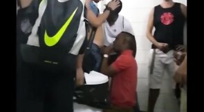 Fresh meat on the toilet