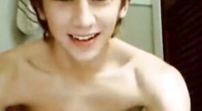 Young handsome blonde german cam boy