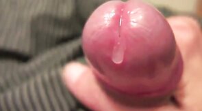 Bed uncut foreskin gaming closeup cum