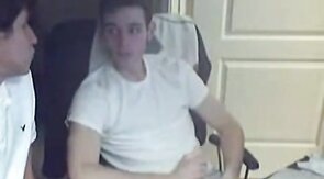 Swallow twink friend's cum