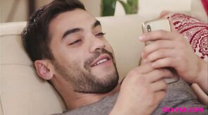 Arad Win jacks off as he worships Zak Bishops cock