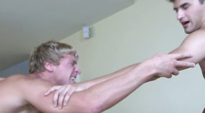 Stunning quartet bareback action by the Next Door Buddies