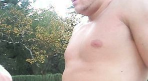 Pool oral drilling with two stunning marvelous hunks