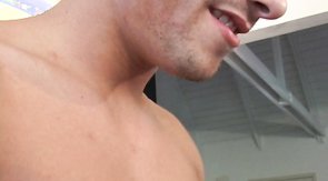 Sexy mate is sucking venous pipe of his lovely boyfriend.