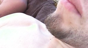 Outdoor cock-sucking action in the video by Next Door Buddies