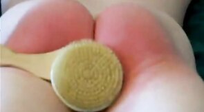 cute buttplugged twink spanked