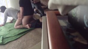 Bitch Cums After 2 Constrution Breeding