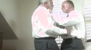 Suit StepDaddies Fuck in the Bedroom