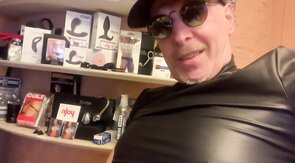 Lenny52, the sex-club boss exposed stroking his dick
